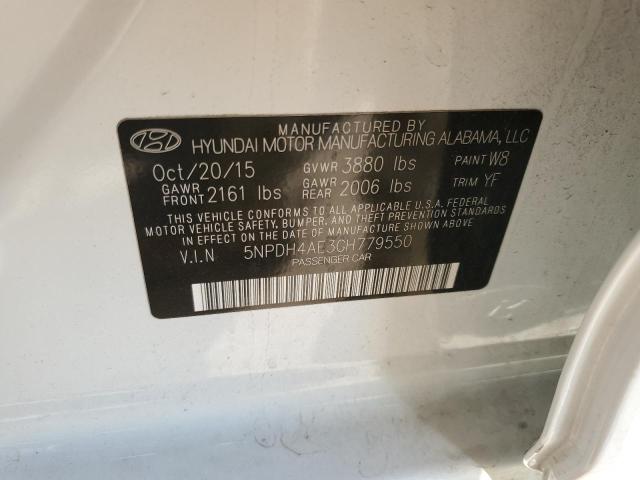 Photo 11 VIN: 5NPDH4AE3GH779550 - HYUNDAI ELANTRA SE 