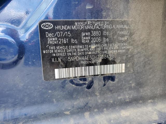 Photo 12 VIN: 5NPDH4AE3GH795845 - HYUNDAI ELANTRA 