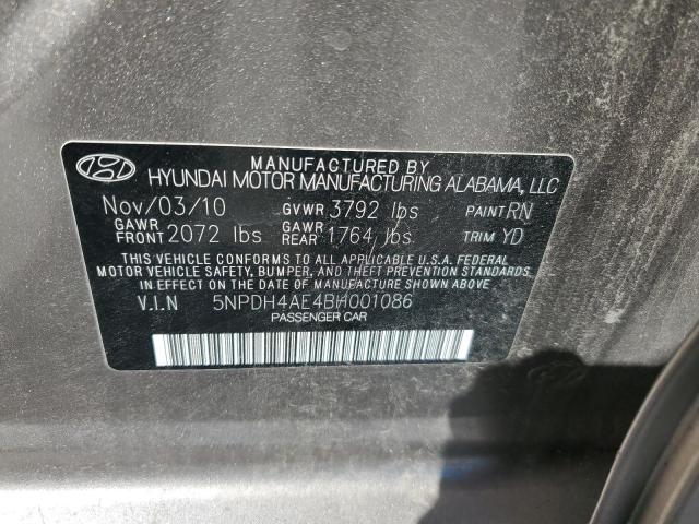 Photo 11 VIN: 5NPDH4AE4BH001086 - HYUNDAI ELANTRA GL 