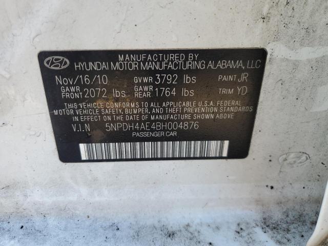 Photo 11 VIN: 5NPDH4AE4BH004876 - HYUNDAI ELANTRA GL 