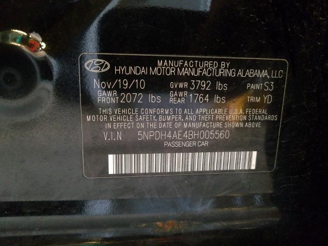 Photo 9 VIN: 5NPDH4AE4BH005560 - HYUNDAI ELANTRA 