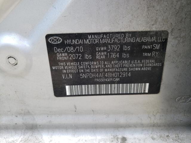 Photo 11 VIN: 5NPDH4AE4BH012914 - HYUNDAI ELANTRA 