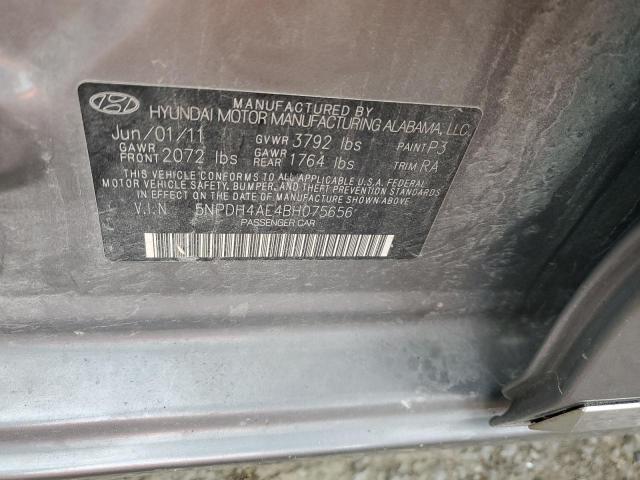 Photo 9 VIN: 5NPDH4AE4BH075656 - HYUNDAI ELANTRA GL 