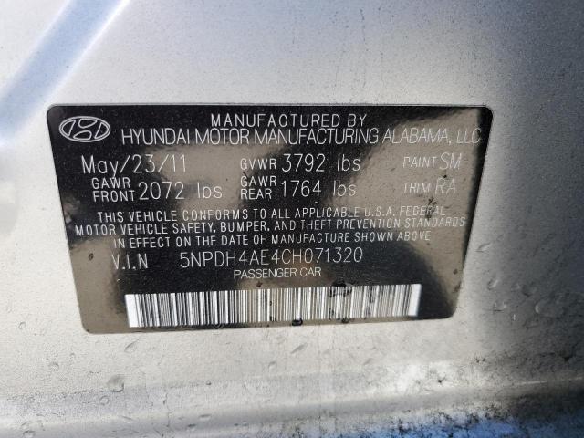 Photo 12 VIN: 5NPDH4AE4CH071320 - HYUNDAI ELANTRA 