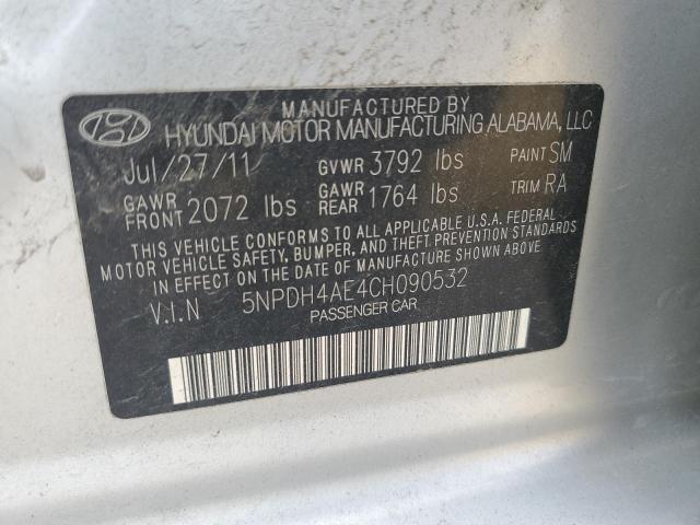 Photo 11 VIN: 5NPDH4AE4CH090532 - HYUNDAI ELANTRA 