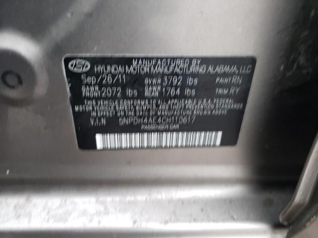 Photo 11 VIN: 5NPDH4AE4CH110617 - HYUNDAI ELANTRA 