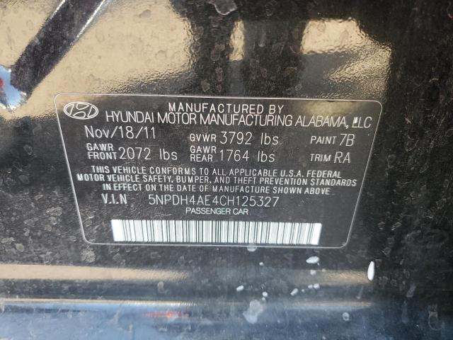 Photo 11 VIN: 5NPDH4AE4CH125327 - HYUNDAI ELANTRA 