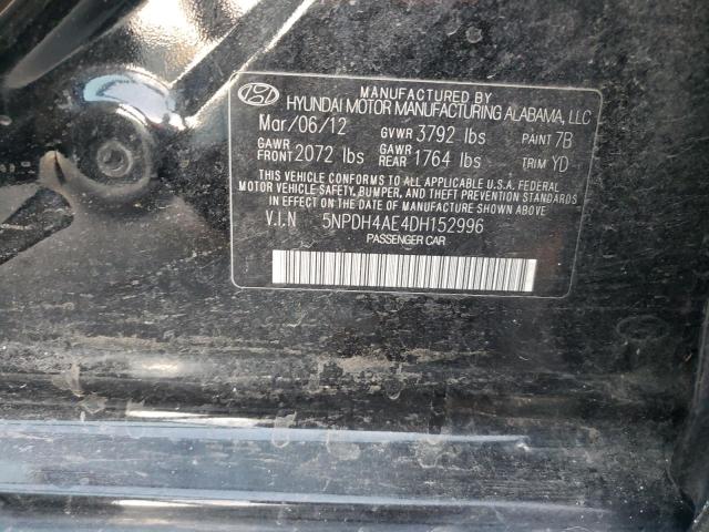 Photo 9 VIN: 5NPDH4AE4DH152996 - HYUNDAI ELANTRA GL 