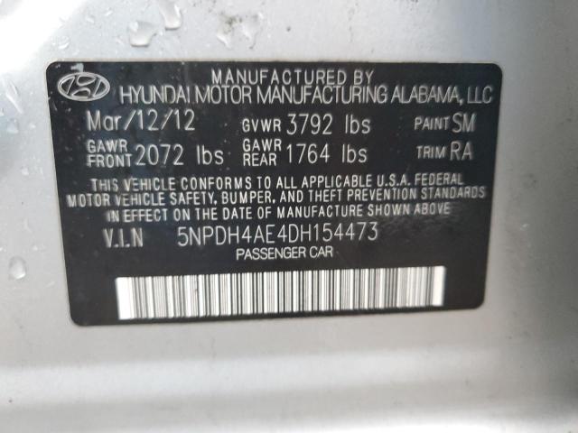 Photo 11 VIN: 5NPDH4AE4DH154473 - HYUNDAI ELANTRA 