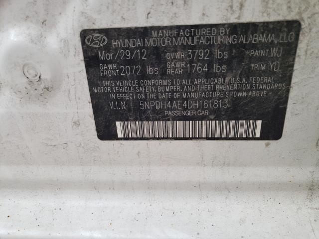 Photo 9 VIN: 5NPDH4AE4DH161813 - HYUNDAI ELANTRA GL 