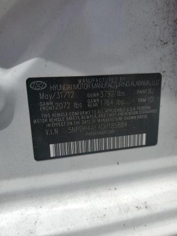 Photo 11 VIN: 5NPDH4AE4DH185884 - HYUNDAI ELANTRA 