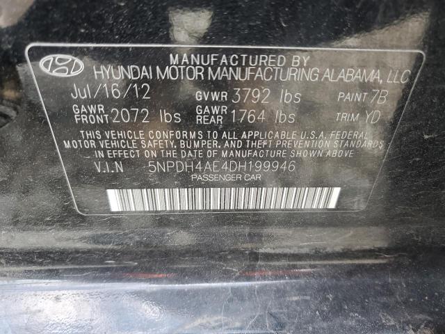 Photo 11 VIN: 5NPDH4AE4DH199946 - HYUNDAI ELANTRA 