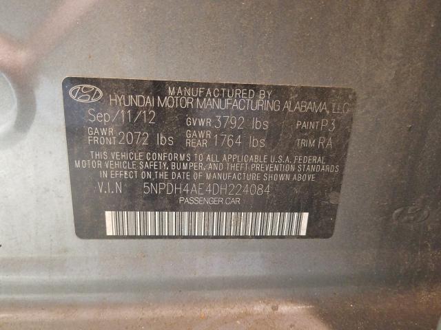 Photo 9 VIN: 5NPDH4AE4DH224084 - HYUNDAI ELANTRA GL 