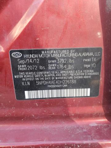 Photo 11 VIN: 5NPDH4AE4DH226188 - HYUNDAI ELANTRA GL 