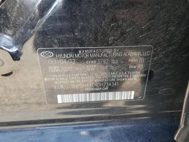 Photo 11 VIN: 5NPDH4AE4DH234341 - HYUNDAI ELANTRA GL 