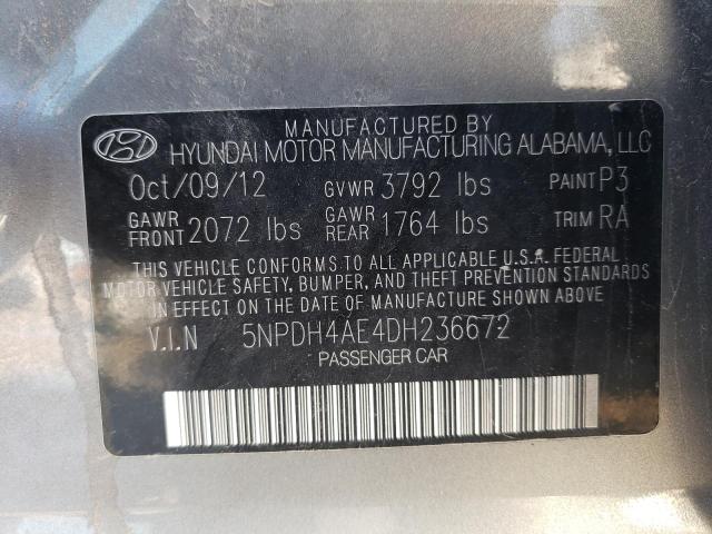 Photo 11 VIN: 5NPDH4AE4DH236672 - HYUNDAI ELANTRA 