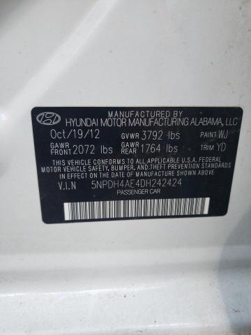 Photo 11 VIN: 5NPDH4AE4DH242424 - HYUNDAI ELANTRA 