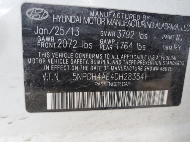 Photo 11 VIN: 5NPDH4AE4DH283541 - HYUNDAI ELANTRA GL 