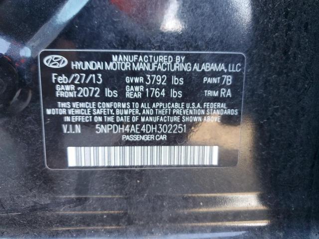 Photo 11 VIN: 5NPDH4AE4DH302251 - HYUNDAI ELANTRA 