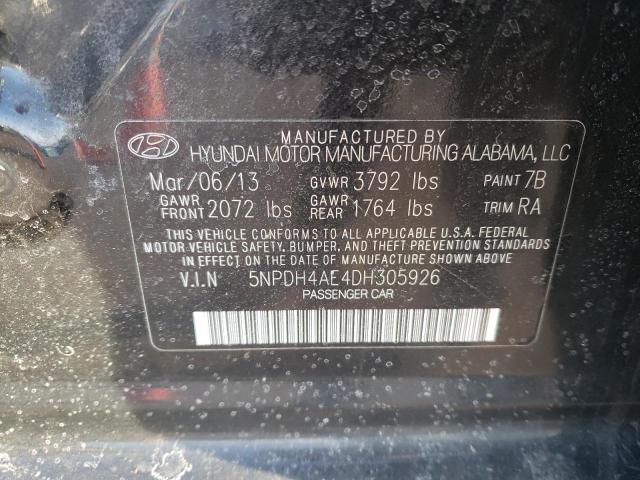 Photo 11 VIN: 5NPDH4AE4DH305926 - HYUNDAI ELANTRA 