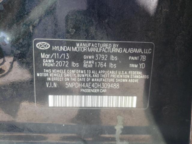 Photo 9 VIN: 5NPDH4AE4DH309488 - HYUNDAI ELANTRA GL 