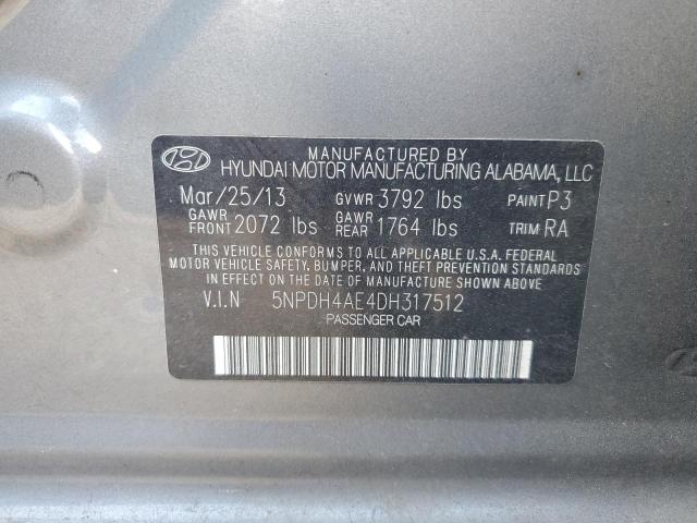 Photo 11 VIN: 5NPDH4AE4DH317512 - HYUNDAI ELANTRA GL 