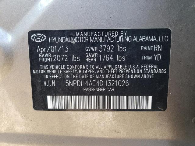 Photo 11 VIN: 5NPDH4AE4DH321026 - HYUNDAI ELANTRA 