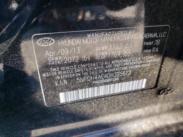 Photo 11 VIN: 5NPDH4AE4DH325612 - HYUNDAI ELANTRA GL 