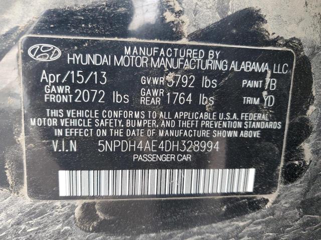 Photo 11 VIN: 5NPDH4AE4DH328994 - HYUNDAI ELANTRA 