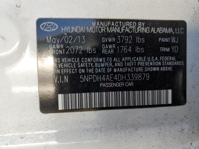 Photo 11 VIN: 5NPDH4AE4DH339879 - HYUNDAI ELANTRA 