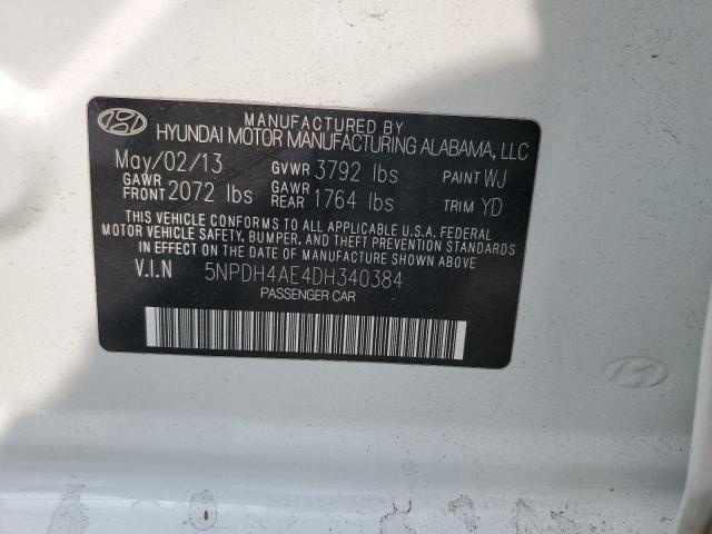 Photo 11 VIN: 5NPDH4AE4DH340384 - HYUNDAI ELANTRA GL 