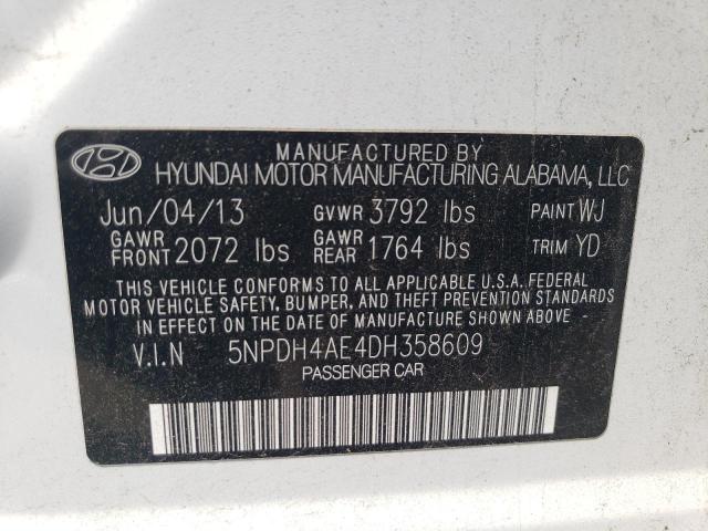 Photo 11 VIN: 5NPDH4AE4DH358609 - HYUNDAI ELANTRA 