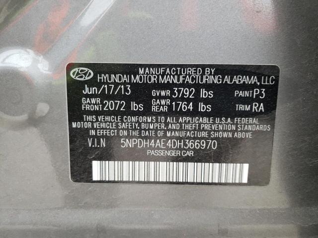 Photo 9 VIN: 5NPDH4AE4DH366970 - HYUNDAI ELANTRA GL 