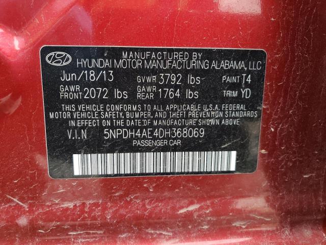 Photo 11 VIN: 5NPDH4AE4DH368069 - HYUNDAI ELANTRA GL 