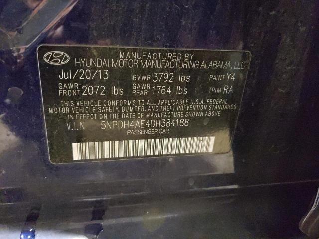 Photo 11 VIN: 5NPDH4AE4DH384188 - HYUNDAI ELANTRA 