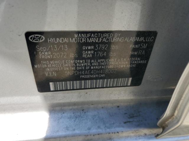 Photo 11 VIN: 5NPDH4AE4DH418002 - HYUNDAI ELANTRA 