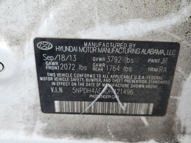 Photo 11 VIN: 5NPDH4AE4DH421496 - HYUNDAI ELANTRA GL 