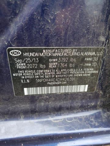 Photo 11 VIN: 5NPDH4AE4DH426391 - HYUNDAI ELANTRA GL 