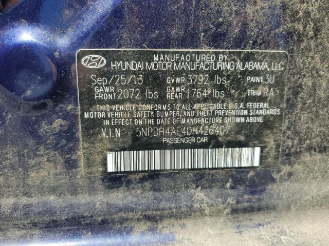 Photo 12 VIN: 5NPDH4AE4DH426407 - HYUNDAI ELANTRA 