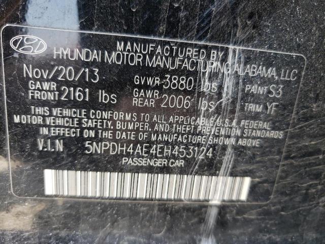 Photo 12 VIN: 5NPDH4AE4EH453124 - HYUNDAI ELANTRA SE 