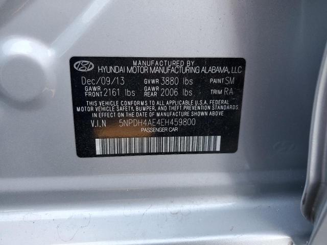 Photo 12 VIN: 5NPDH4AE4EH459800 - HYUNDAI ELANTRA SE 