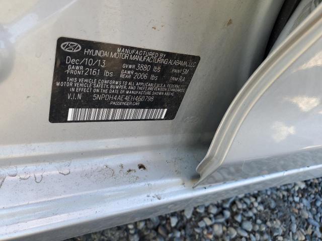 Photo 11 VIN: 5NPDH4AE4EH460798 - HYUNDAI ELANTRA 