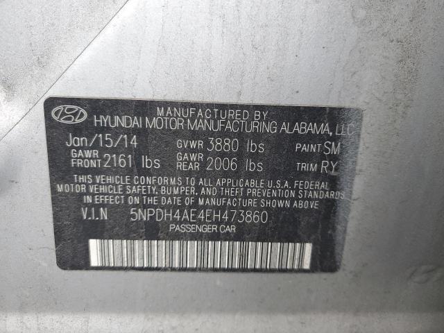 Photo 11 VIN: 5NPDH4AE4EH473860 - HYUNDAI ELANTRA 