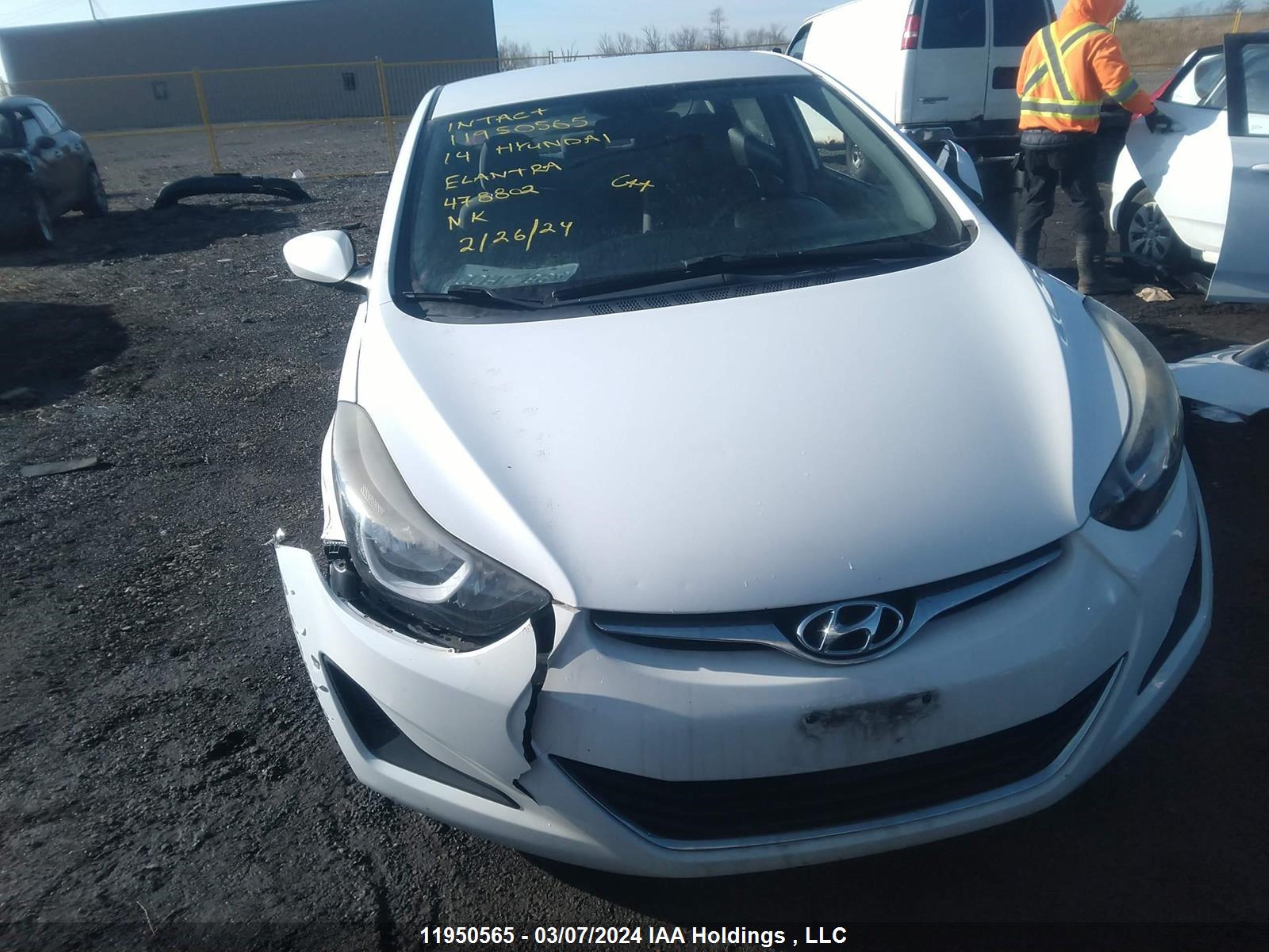 Photo 10 VIN: 5NPDH4AE4EH478802 - HYUNDAI ELANTRA 