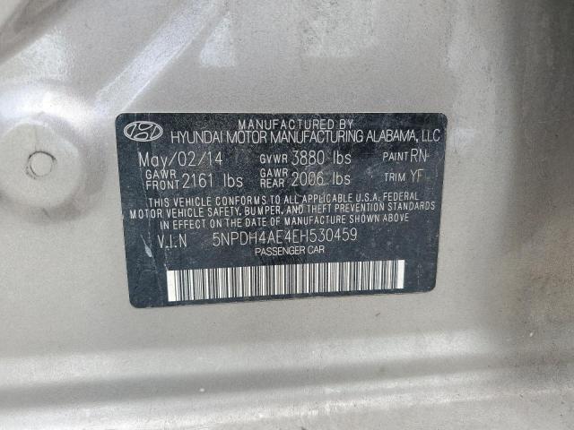 Photo 11 VIN: 5NPDH4AE4EH530459 - HYUNDAI ELANTRA SE 