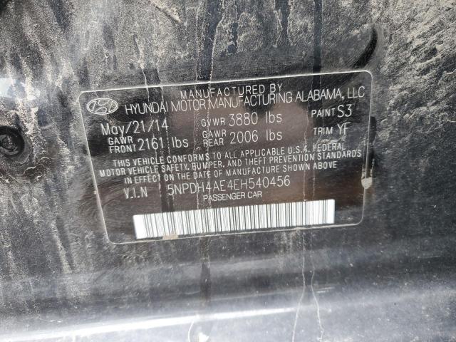 Photo 9 VIN: 5NPDH4AE4EH540456 - HYUNDAI ELANTRA SE 