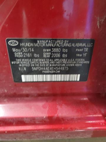 Photo 11 VIN: 5NPDH4AE4EH544975 - HYUNDAI ELANTRA SE 