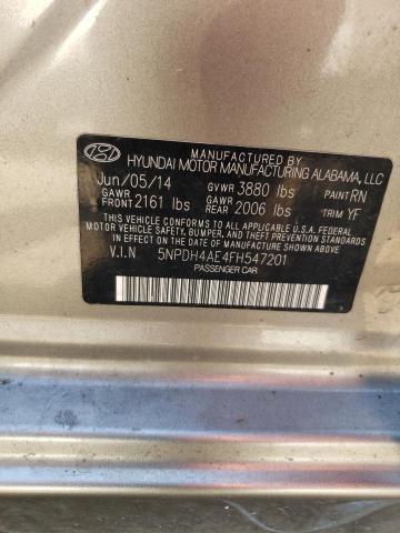 Photo 11 VIN: 5NPDH4AE4FH547201 - HYUNDAI ELANTRA SE 