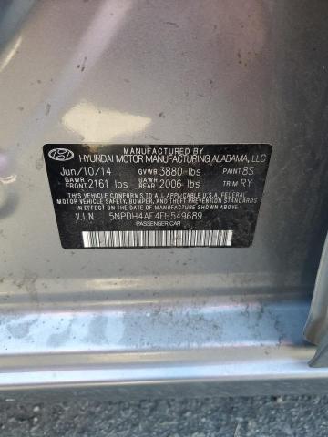 Photo 11 VIN: 5NPDH4AE4FH549689 - HYUNDAI ELANTRA 