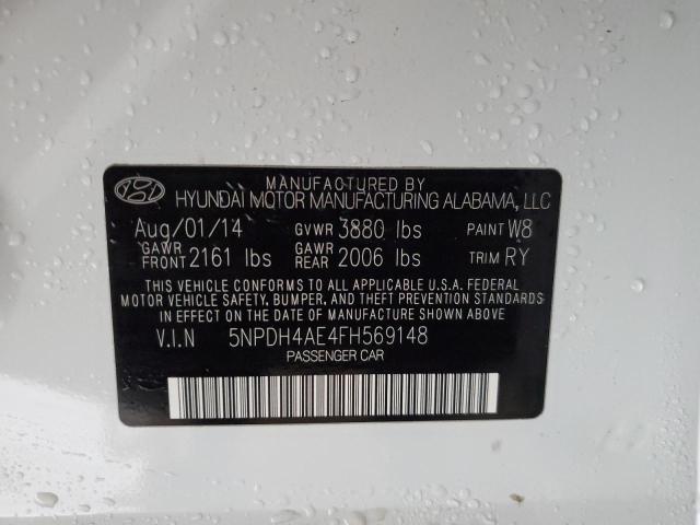 Photo 11 VIN: 5NPDH4AE4FH569148 - HYUNDAI ELANTRA 